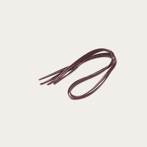 Shoelaces Batsheva, glossy bordo